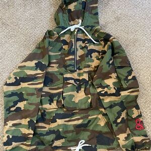 Crooks & Castles Camo Hooded Jacket